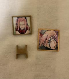 サクラ スタンド付き置物とミニ色紙のサムネイル