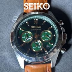 SEIKO電池式クオーツ クロノグラフモデル SBTR017 グリーン中古 SEIKO電池式クオーツ クロノグラフモデル SBTR017 グリーン中古 - メルカリ