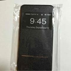 新品  iPhone6s plus  手帳型  ケース  ブラック 黒のサムネイル