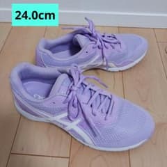 asics ラベンダー スニーカー 24.0cmのサムネイル