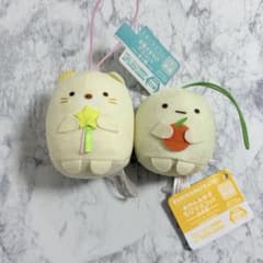 すみっこぐらし マスコット 2種セット　しろくま　たぴおか