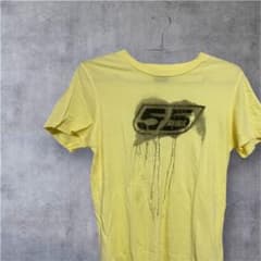 55DSL イエロー グラフィックプリント Tシャツのサムネイル