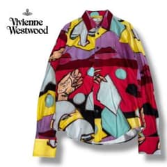 Vivienne Westwood】アート総柄 レーヨンシャツ 46 - メルカリ