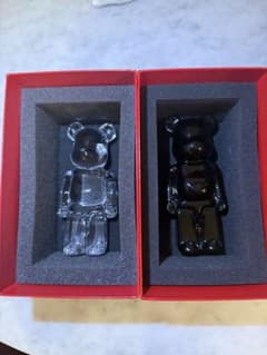 最安 2体セットBaccarat（バカラ）× BE@RBRICK（ベアブリック）のサムネイル