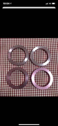 【Sさん様専用】Fixed ハブリング 67/54 ツバ付きタイプのサムネイル