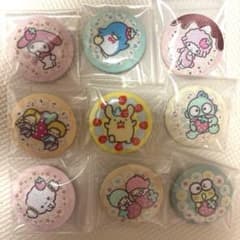 サンリオ 刺繍缶バッジ 9種セット