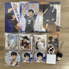 ハイキュー!! 影山飛雄　スクエア缶バッジ　セブンネット限定　12点セットのサムネイル