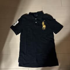 POLO ラルフローレン ポロシャツ ビックポニー swag drip y2k！ polo ralph lauren ビッグポニー 黒 y2k swag drip - メルカリ