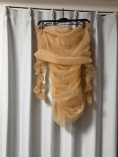 【残り４日SALE】MAISON SPECIAL チュールトップス ベージュ系のサムネイル