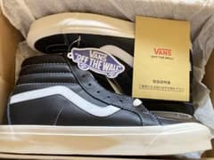 VANS Sk8-Hi ブラックレザー 新品未使用品 サイズ入手困難品✨のサムネイル