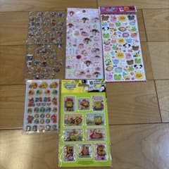キャラクターシール 5枚セット スヌーピー サンリオ スポンジボブのサムネイル