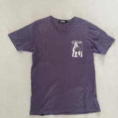 HYSTERIC GLAMOUR Vネック Tシャツ パープル Sのサムネイル