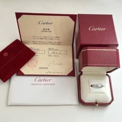Cartier ミニラブリング 1Pダイヤ #52 K18WG ホワイトゴールドのサムネイル