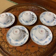 大倉陶園 カップ&ソーサー 5客のサムネイル