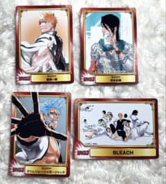 ₍*ฅ様 BLEACH ブリーチ 集英社コミックフェスティバル カード 4枚セッ BLEACH ブリーチ 集英社コミックフェスティバル カード 4枚セット