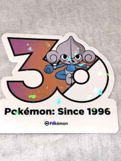 [Korea Exclusive] Asanan Pokémon Pop-Up 30th Anniversary Sticker ①