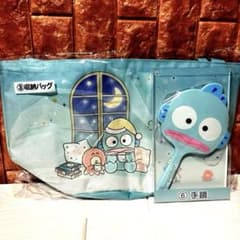 ハンギョドン当りくじ★収納バッグ＆手鏡【新品・未開封】