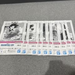 드래곤 볼 40th 이치 반 쿠지 클리어 파일 세트