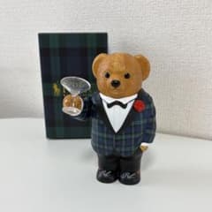 ポロベア 非売品 チェック柄タキシード カクテルグラス付 - メルカリ