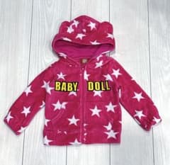 【BABY DOLL】フリースパーカー　80sizeのサムネイル