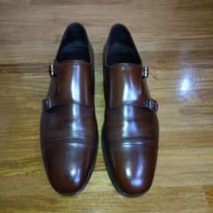 Salvatore Ferragamo　ダブルモンク　ダークブラウン系 Salvatore Ferragamo ダブルモンク ダークブラウン系 - メルカリ