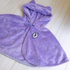 ANNA SUI mini ベビー ポンチョ ラベンダー くま耳のサムネイル