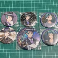 ツイステ ブルームバースデー アート缶 缶バッジ ジェイド フロイド