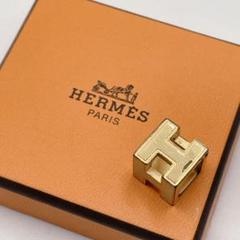 HERMES エルメス キューブ型Hペンダントトップ　白 HERMES エルメス キューブ型Hペンダントトップ 白 HERMES