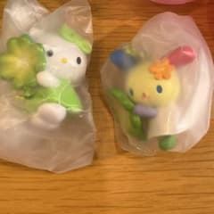 よつばのクローバーマスコット ハローキティ&ウサハナ 2個セットのサムネイル