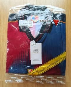 FCバルセロナ 1999年 ルイス・エンリケ 半袖ユニホーム ピンバッジ付き