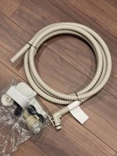 洗濯機用 風呂水吸水ホース 約4メートル ベージュのサムネイル