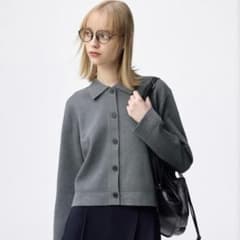 GU ミラノリブポロカーディガンのサムネイル