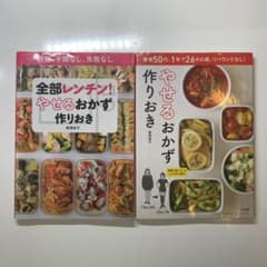 やせるおかず 作りおき　レシピ本　レンチンのサムネイル