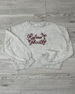 【INGNI】ロゴ刺繍 スウェット グレーのサムネイル