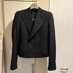 コムデギャルソンオムプリュス 26SS ショート丈 ダブルジャケット S