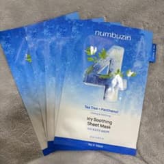 ナンバーズイン 4番 ひんやりクーリングシートマスクのサムネイル