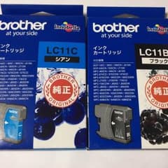 【値下げ】ブラザーBrothe純正インクカートリッジ LC11 4色セットのサムネイル