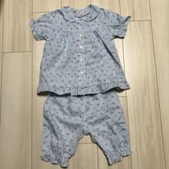 キッズ パジャマ いちご柄 ストライプ 100のサムネイル