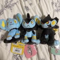 ポケモン★♥コリンク・ルクシオ・レントラー♥★ぬいぐるみ★3体セット ポケモンPokemon fit コリンク ルクシオ レントラーぬいぐるみ - メルカリ