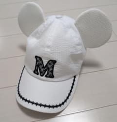 Disney Mickey Mouse Fan Cap Hat White