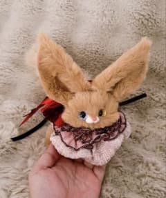 バレンタイン双子ケモノ ショコラの子 アートドール 狐 ぬいぐるみ 幻