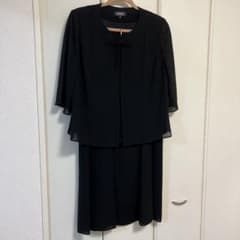 【洋服の青山】ブラックフォーマル 喪服 ツーピース　17号のサムネイル