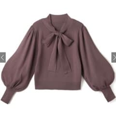 GRL グレイル　ボウタイ付きニットトップス［rut588］のサムネイル
