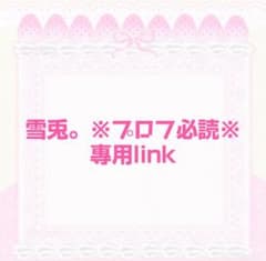 雪兎。※プロフ必読※專用link - メルカリ