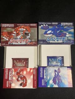 GBA ポケットモンスター ルビー & サファイア 箱説付き 2本セットのサムネイル