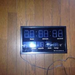 青色LED時計のサムネイル