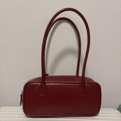 【美品】GU ワイドボストンバッグ　レッド　赤のサムネイル