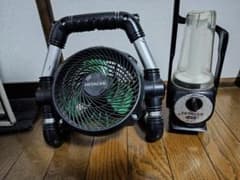 HITACHI（現ハイコーキ） 18vコードレスファン・ライト セットのサムネイル