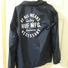 HUF ハフ コーチジャケット ネイビーのサムネイル