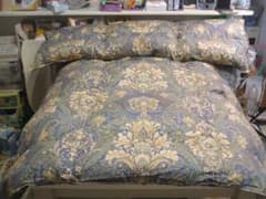 新品＊四つ星エクセル＊フランス増量1，3キロ＊綿100％羽毛布団